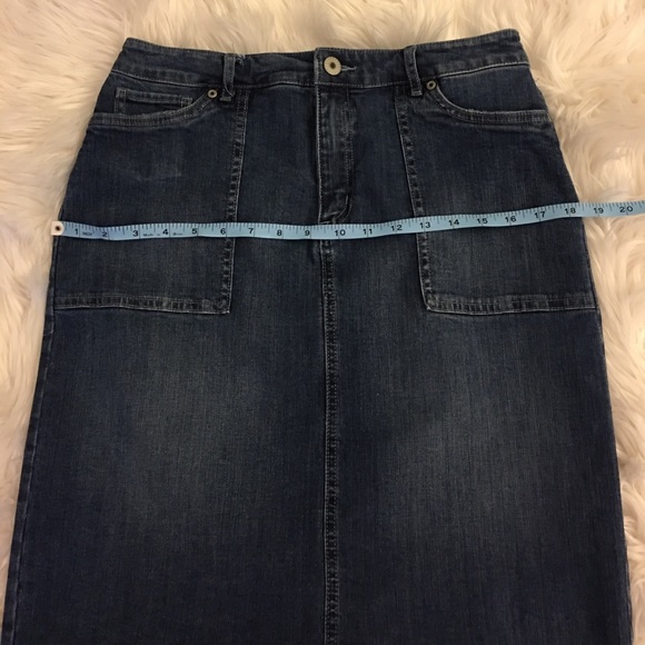 Denim midi skirt - Picture 5 of 8